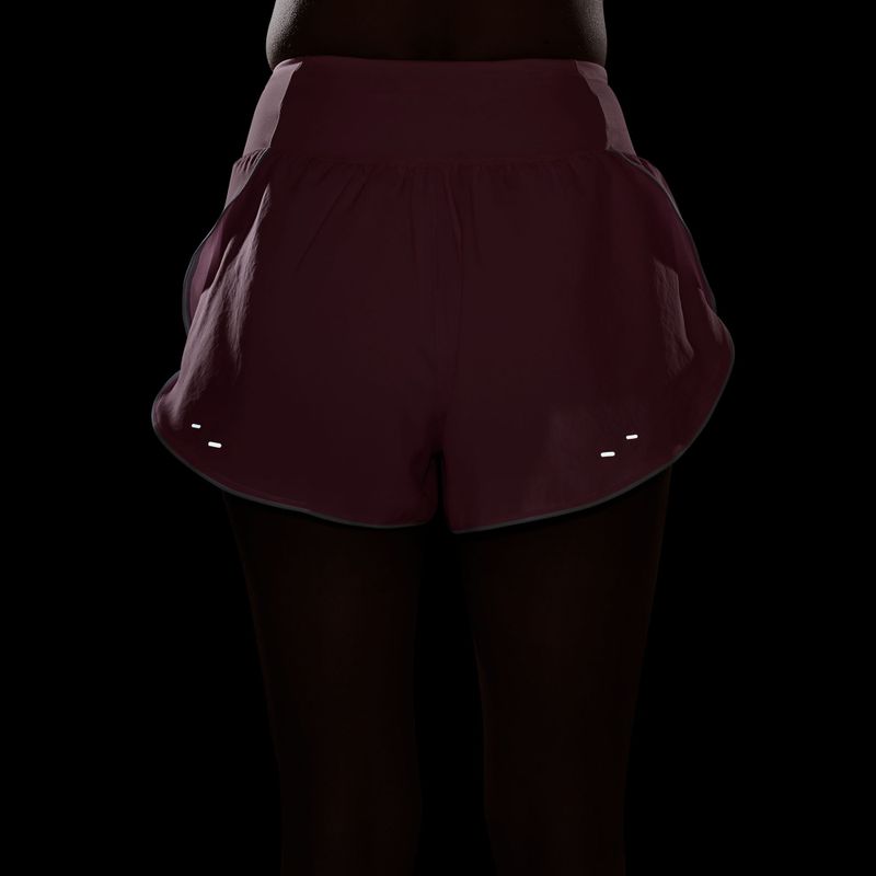Damen-Laufshorts Nike Tempo Swoosh Dri-Fit Mid-Rise Brief-Lined peony/pink foam/white 5