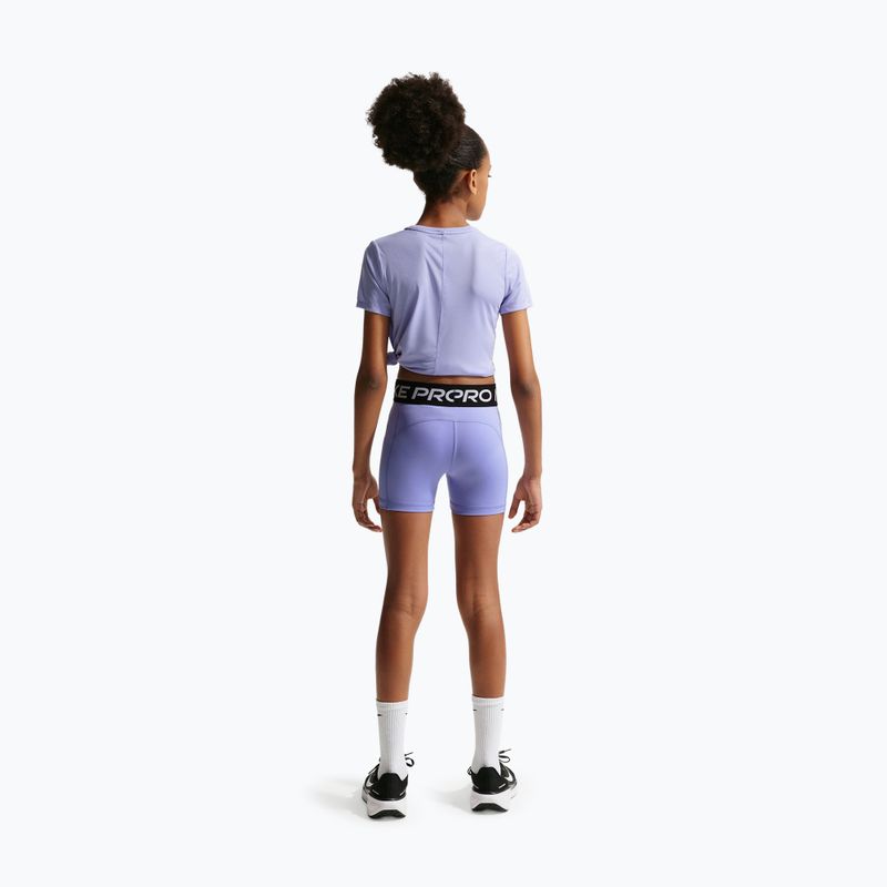 Kindershorts Nike Pro light thistle/white 3