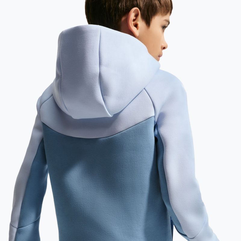 Kinder-Sweatshirt Nike Sportswear Tech Fleece Full Zip hydrogen blue/work blue/black/black 5
