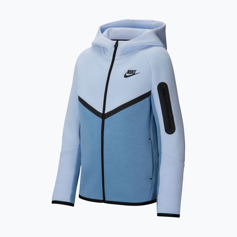 Kinder-Sweatshirt Nike Sportswear Tech Fleece Full Zip hydrogen blue/work blue/black/black 7