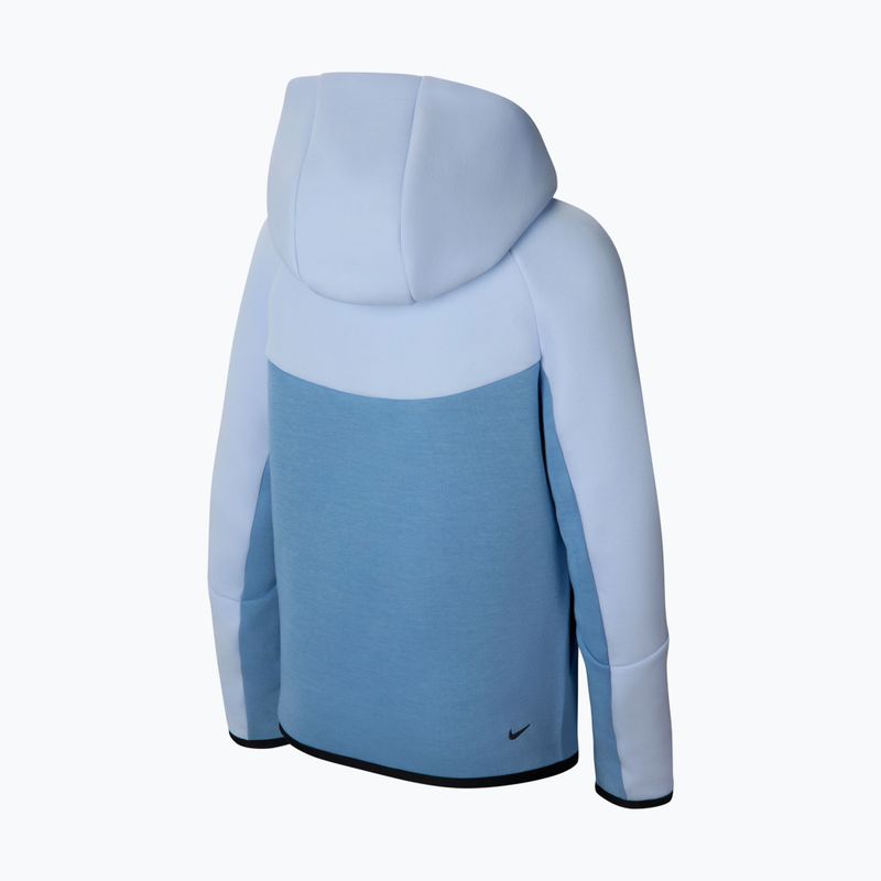 Kinder-Sweatshirt Nike Sportswear Tech Fleece Full Zip hydrogen blue/work blue/black/black 8