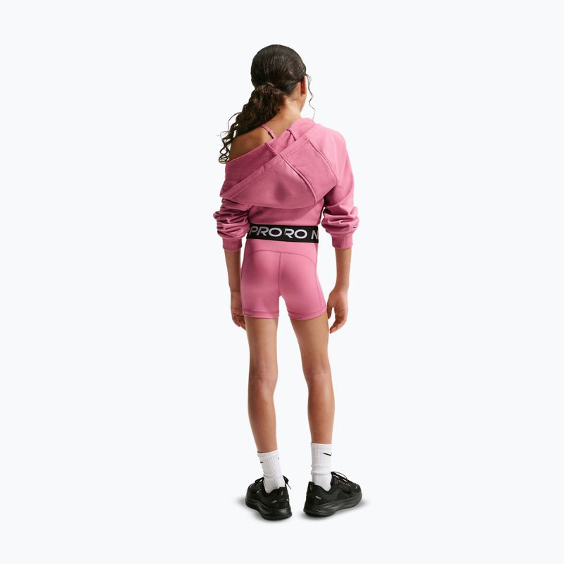 Kinder-Shorts Nike Pro peony/white 3