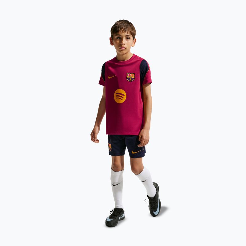 Kinder-Fußballtrikot Nike FC Barcelona Strike Dri-Fit noble red/blackened blue 2