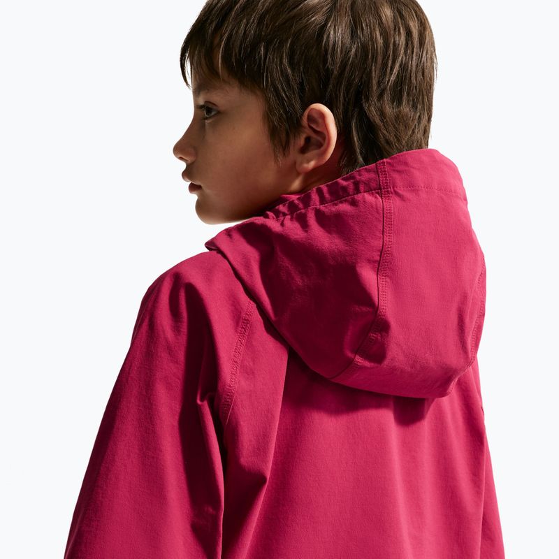 Kinder Fußballjacke Nike FC Barcelona Tech Full Zip noble red/black/mineral yellow 5
