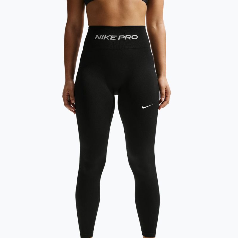 Damenleggings Nike Pro Seamless black/white