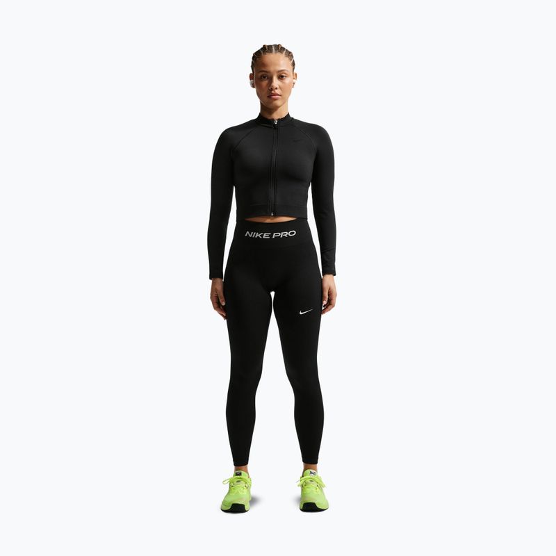 Damenleggings Nike Pro Seamless black/white 2