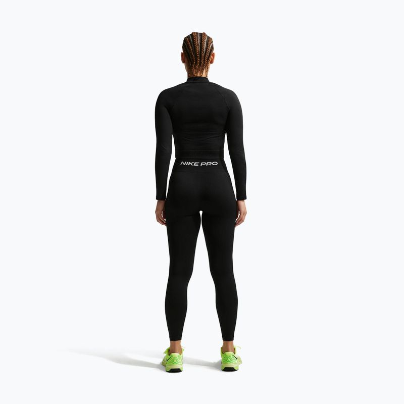Damenleggings Nike Pro Seamless black/white 3