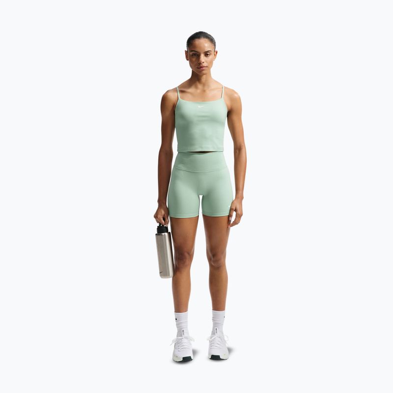 Damen Trainingsshirt Nike One Medium Support steam/weiß 2