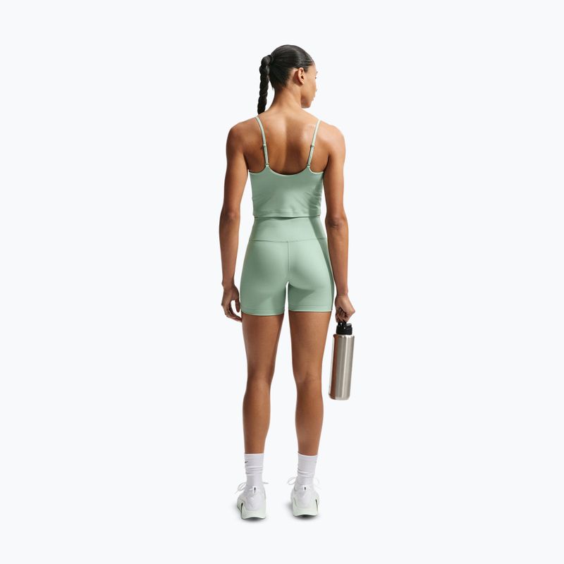 Damen Trainingsshirt Nike One Medium Support steam/weiß 3