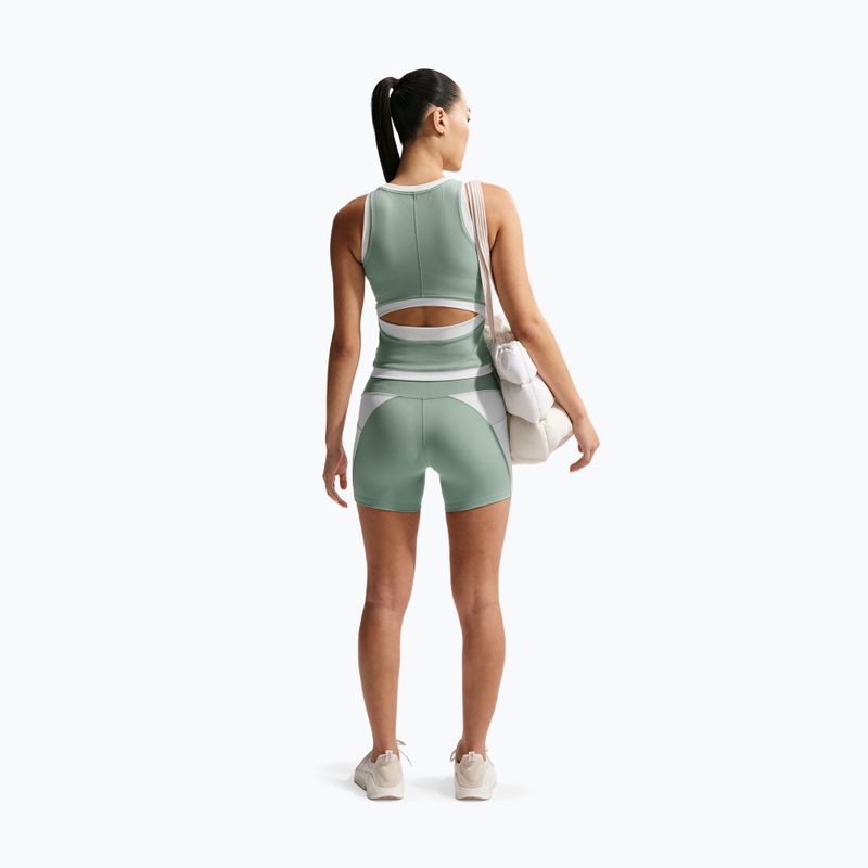 Damen-Shorts Nike One High Waisted Biker 5" steam/white/white 3