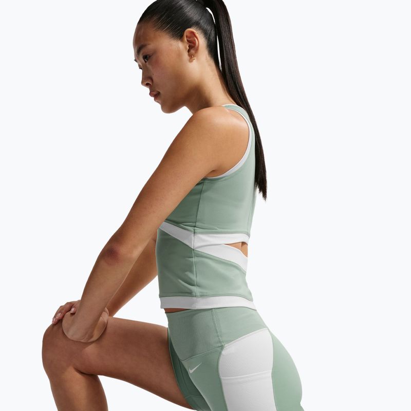 Damen-Shorts Nike One High Waisted Biker 5" steam/white/white 4