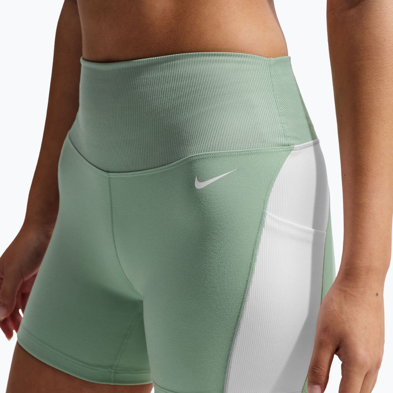 Damen-Shorts Nike One High Waisted Biker 5" steam/white/white 5