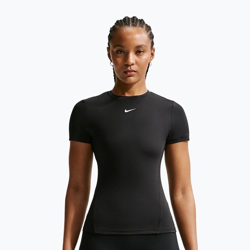 Damen-Trainingsshirt Nike One Fitted black/white