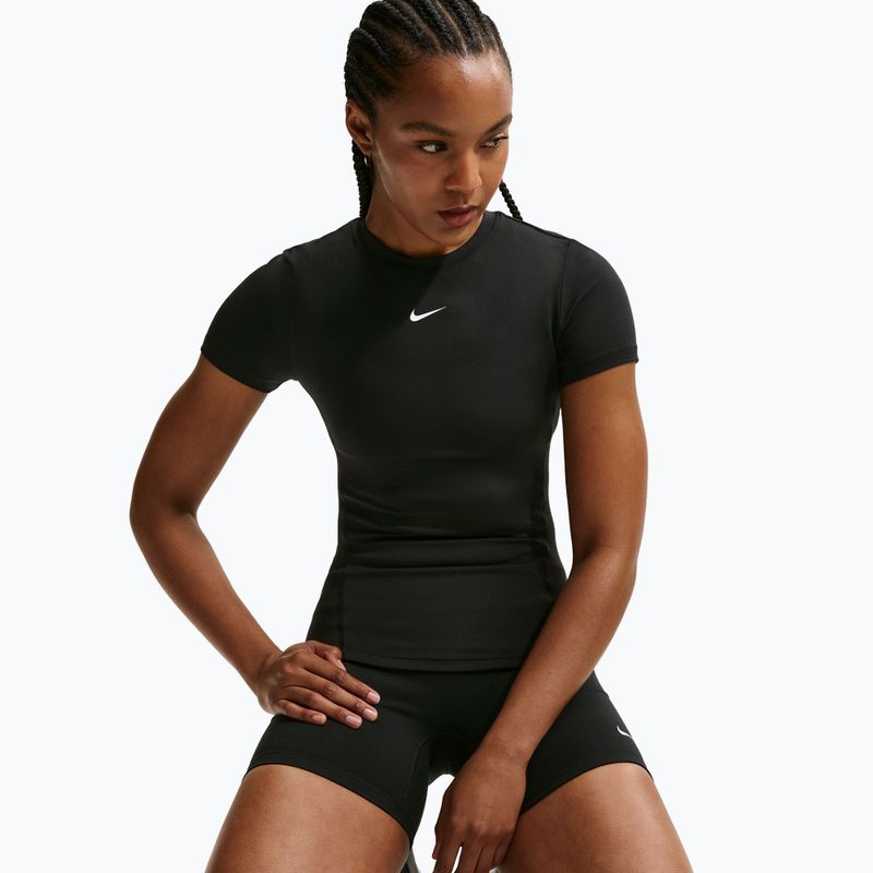 Damen-Trainingsshirt Nike One Fitted black/white 4