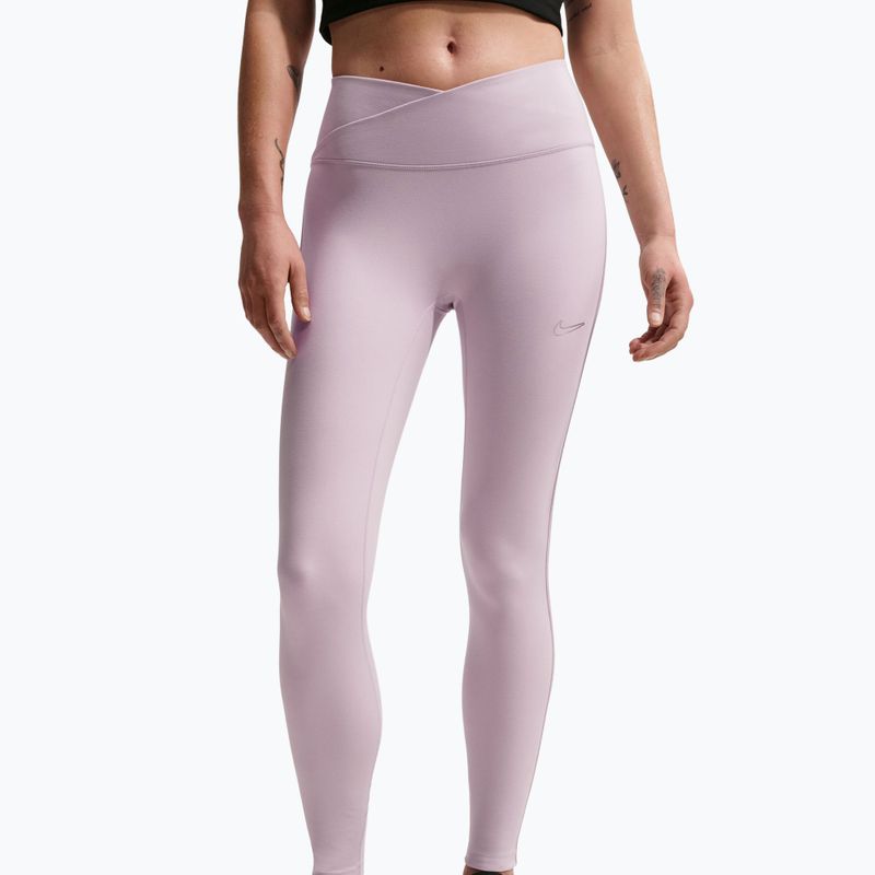 Damenleggings Nike One High-Waisted Seamless platinum violet 4
