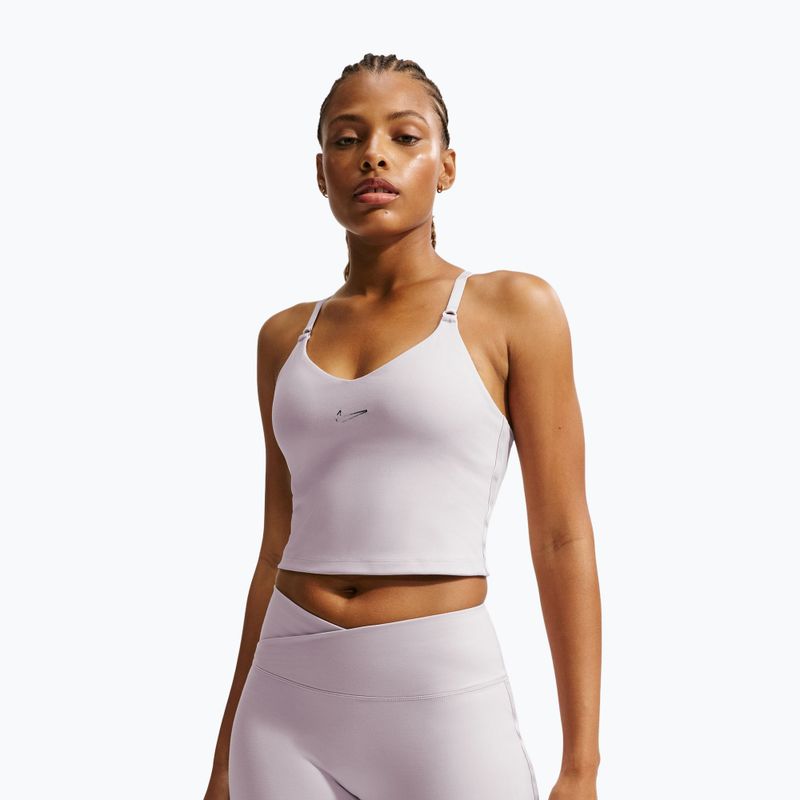 Damen-Shorts Nike One Biker 5" platinum violet 4