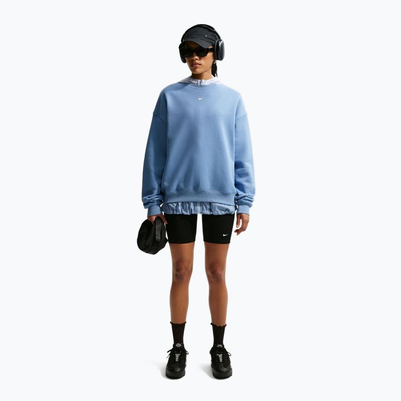 Damenpullover Nike Studio Fleece Medium Weight work blue/sail 2