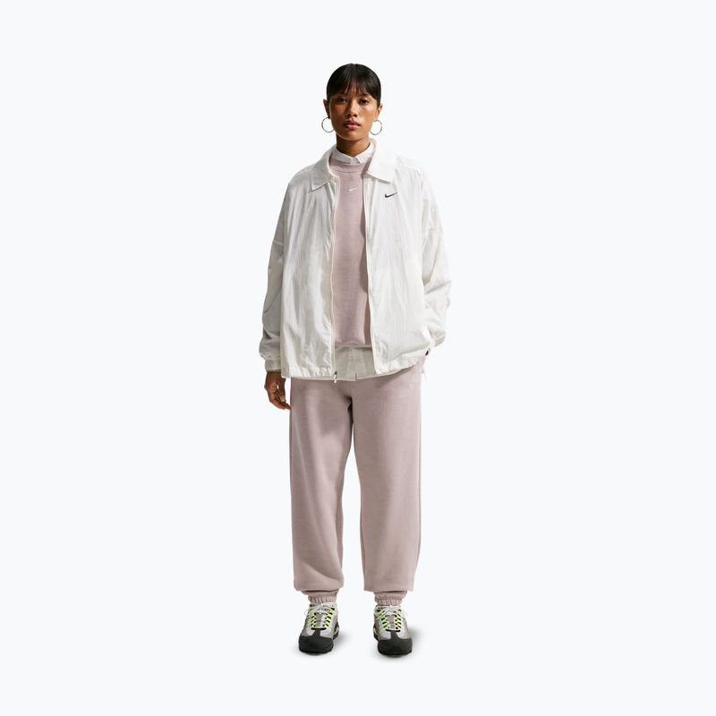 Damenhose Nike Studio Fleece Medium Weight cream Ii/sail 2