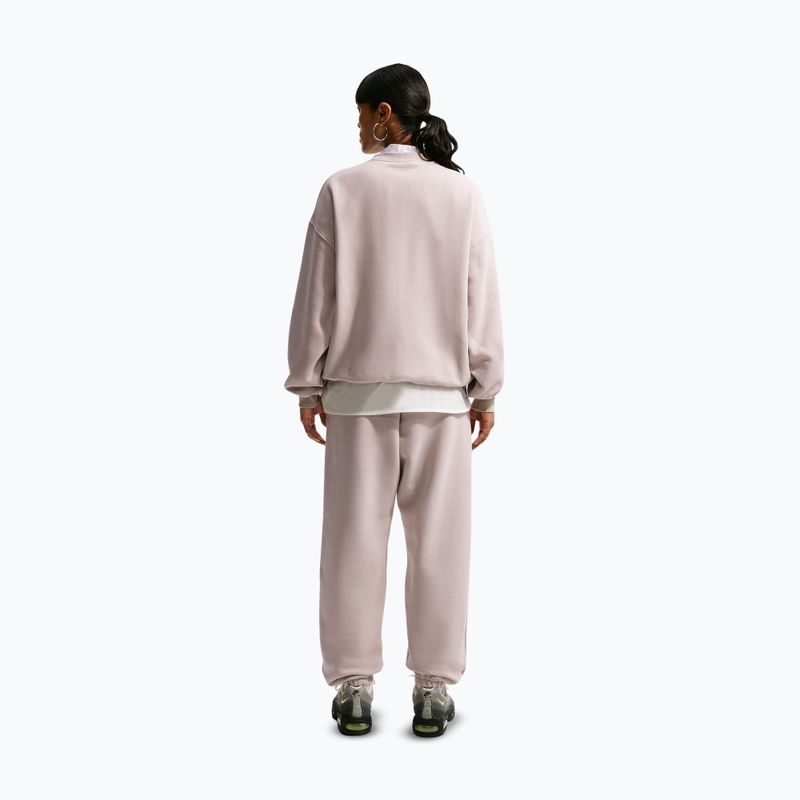 Damenhose Nike Studio Fleece Medium Weight cream Ii/sail 3