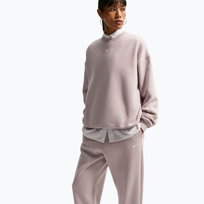 Damenhose Nike Studio Fleece Medium Weight cream Ii/sail 4