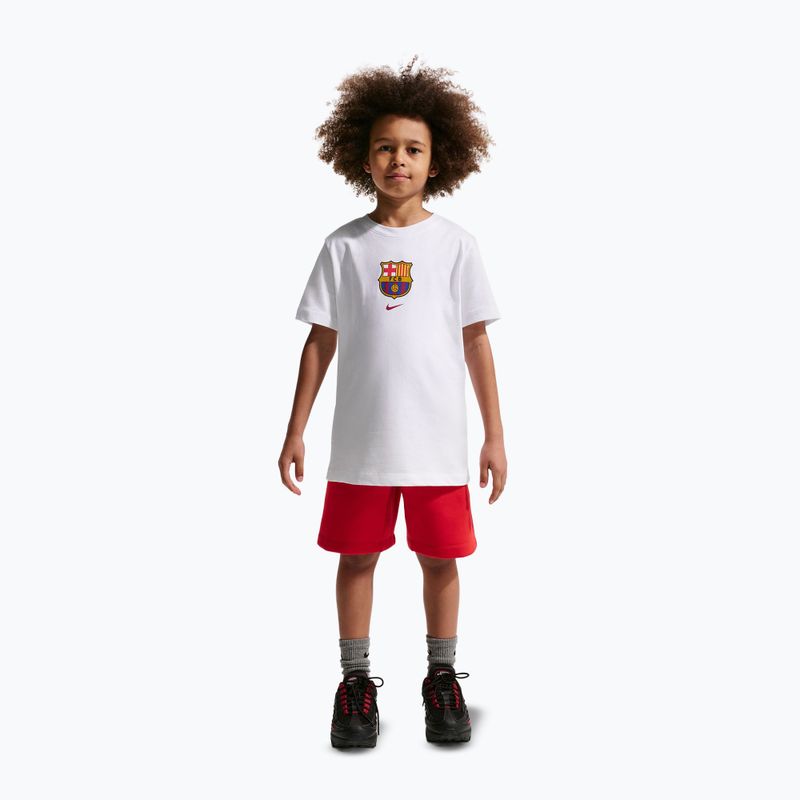 Kinder-Shirt Nike FC Barcelona Soccer white 2