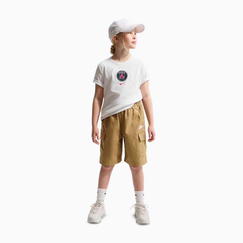 Kinder-Shirt Nike Paris Saint-Germain Soccer white 2