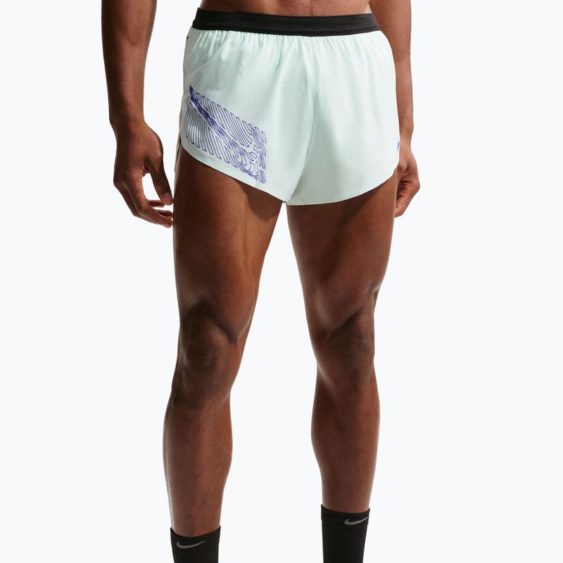 Herren-Laufshorts Nike AeroSwift Dri-Fit ADV Brief-Lined 2" barely green/lapis 5