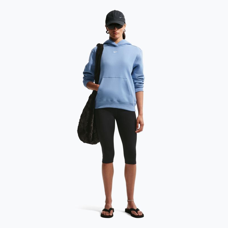 Damenpullover Nike Studio Fleece work blue/sail 2