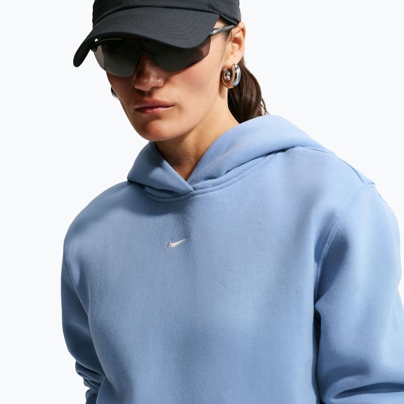 Damenpullover Nike Studio Fleece work blue/sail 5
