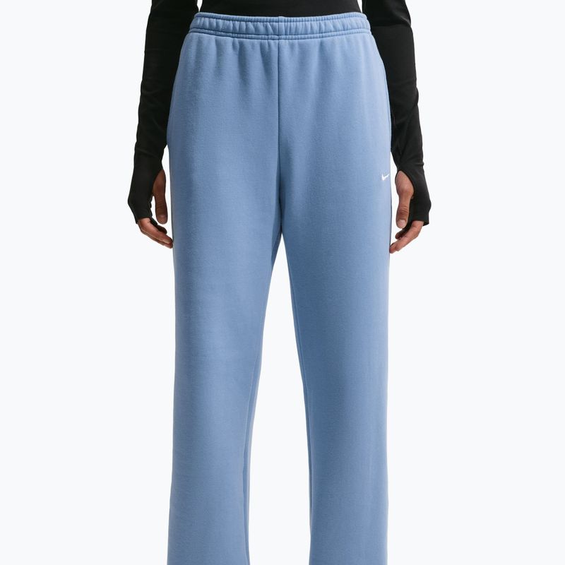 Damenhose Nike Studio Fleece work blue/sail 5