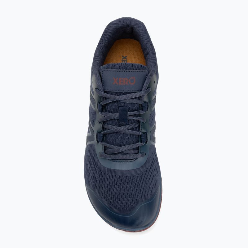 Herren Barfußschuhe Xero Shoes HFS II vintage indigo/red ochre 5