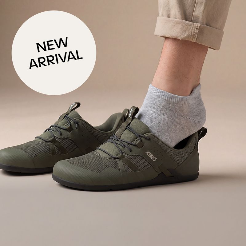 Barfußschuhe für Herren Xero Shoes Prio Easy On army green 8