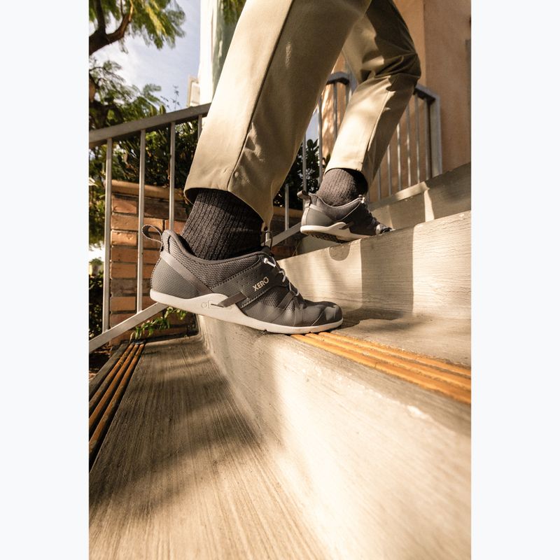 Barfußschuhe für Herren Xero Shoes Prio Easy On steel gray 13