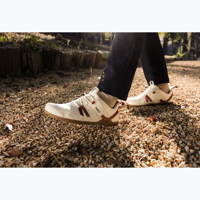 Damen Barfußschuhe Xero Shoes Prio Easy On egret/burnt brick 9