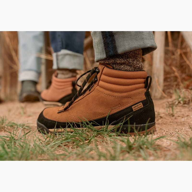 Barfußschuhe Herren Xero Shoes Ridgeway Suede dark irish cream 10