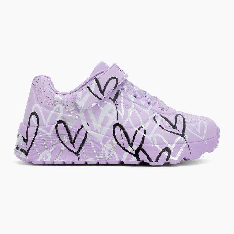 Kinder-Schuhe SKECHERS Uno Lite Love Levitate lavendel/multi 2