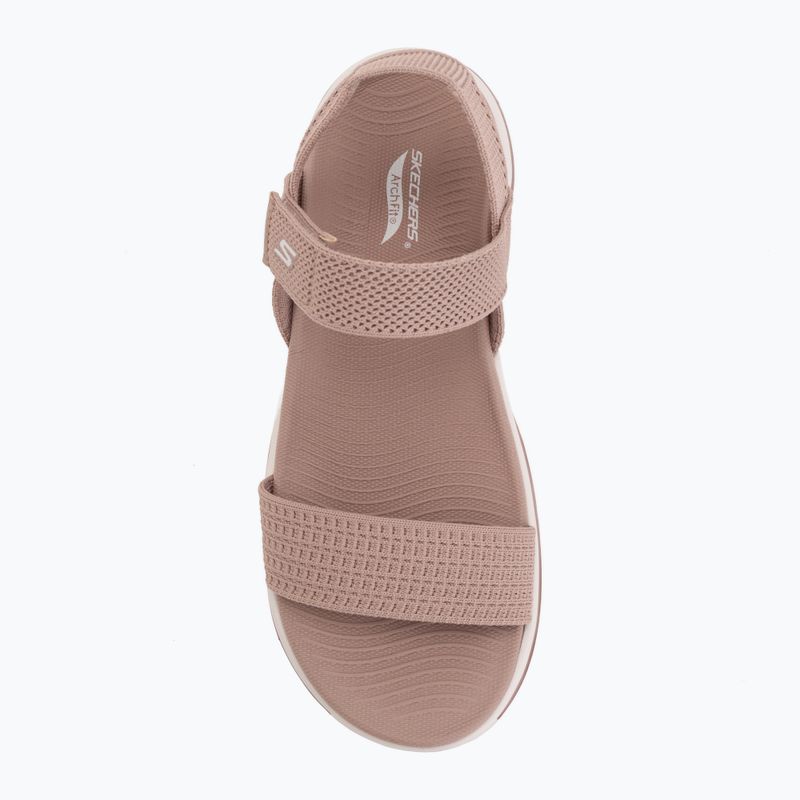 Damen-Sandalen SKECHERS Go Walk Arch Fit 2.0 purple 5