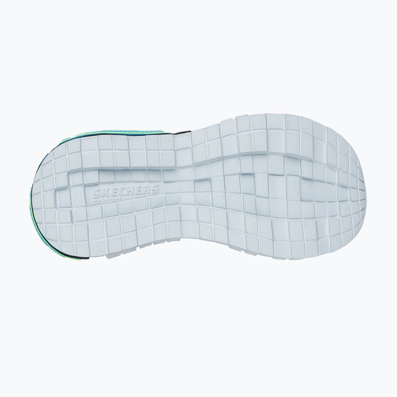 SKECHERS Mega Splash Kindersandalen schwarz/blau/lime 9