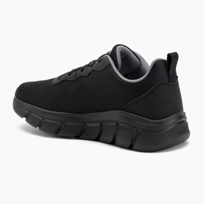 Herren Skechers Bobs Sport B Flex Icy Edge schwarz Schuhe 3