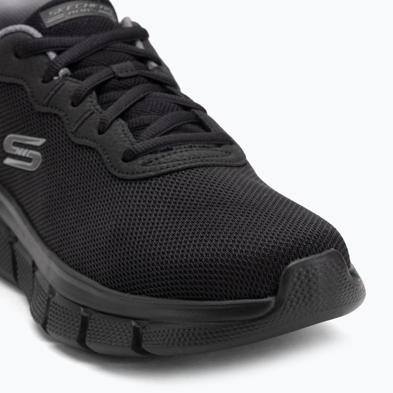 Herren Skechers Bobs Sport B Flex Icy Edge schwarz Schuhe 7