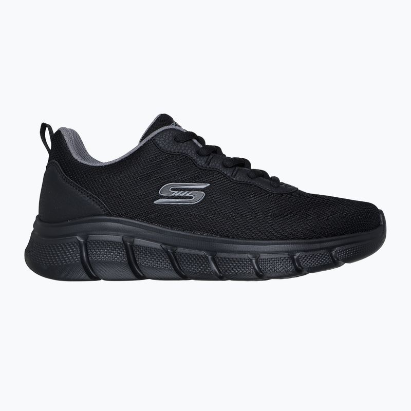 Herren Skechers Bobs Sport B Flex Icy Edge schwarz Schuhe