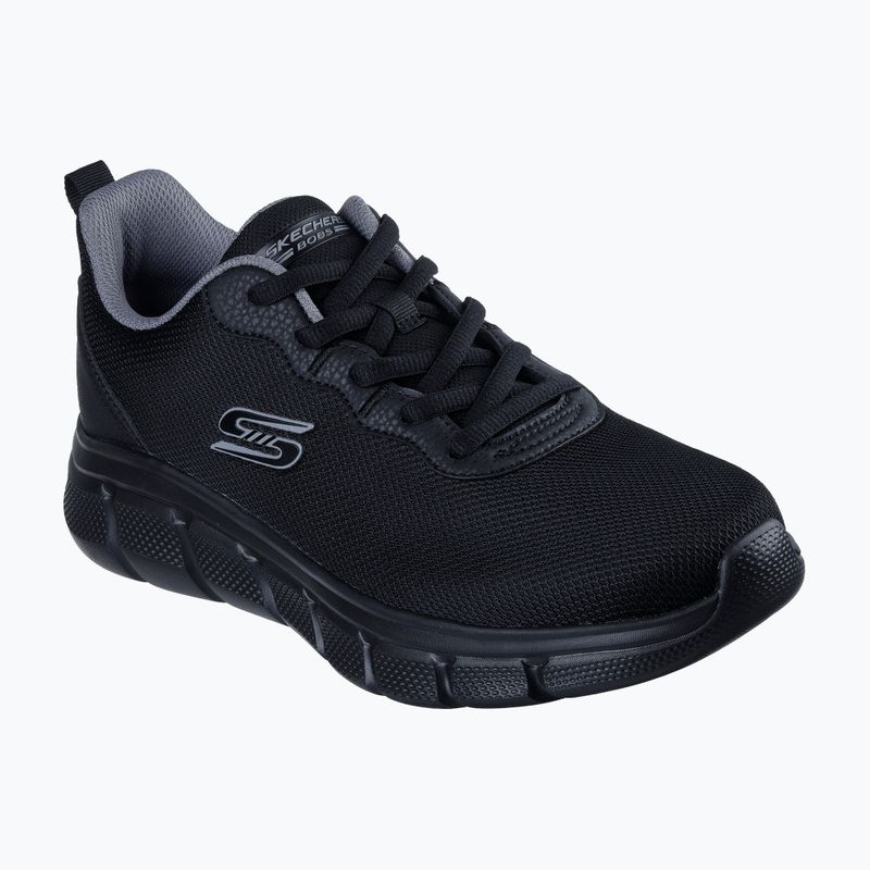 Herren Skechers Bobs Sport B Flex Icy Edge schwarz Schuhe 3