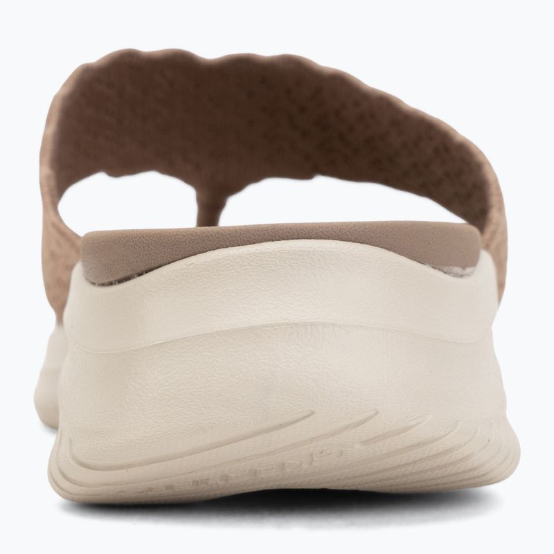 Damen-Pantoletten SKECHERS Ultra Flex 3.0 Rhythm Waves brown 6