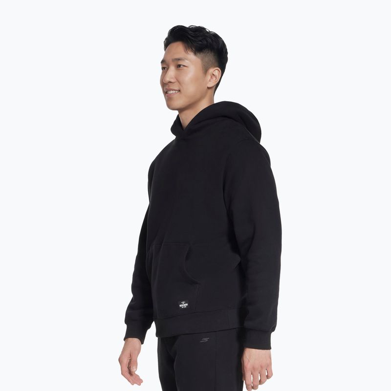 Herrenpullover SKECHERS Max Soft Hoodie black 3