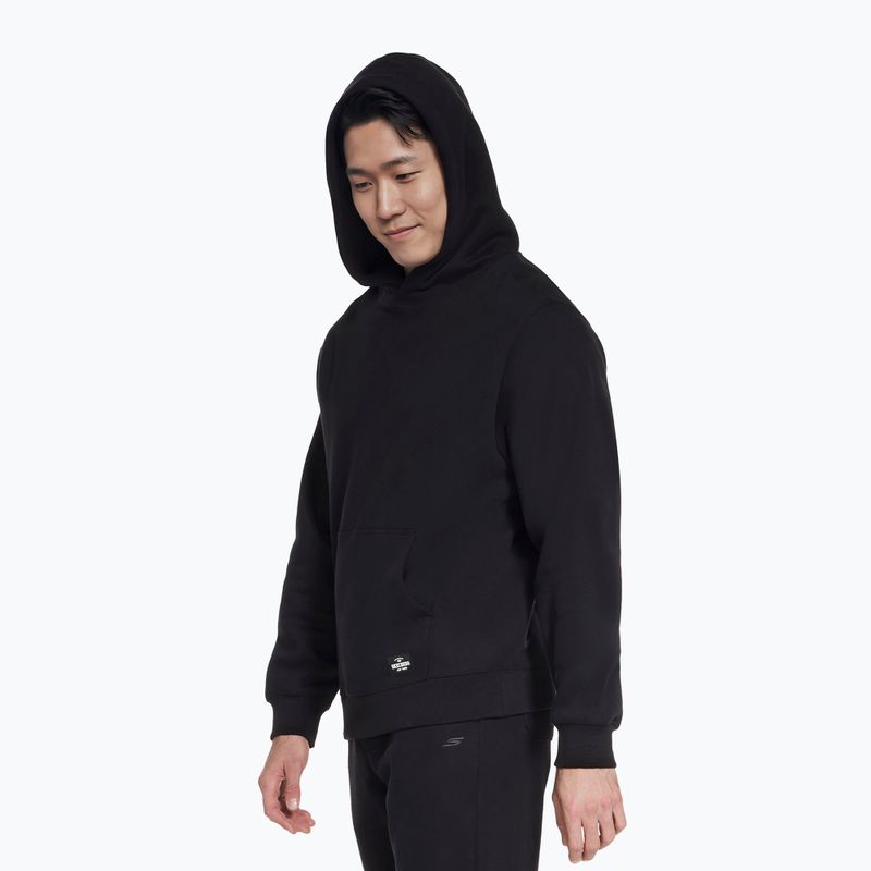 Herrenpullover SKECHERS Max Soft Hoodie black 6