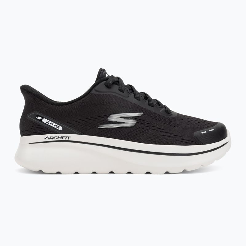 Herren Schuhe SKECHERS Go Walk Arch Fit N-Joy Nobend schwarz/weiß 2