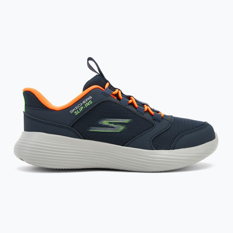 Kinder-Schuhe SKECHERS Go Run 400 V2 Turbo-Brisk Navy/Orange 2