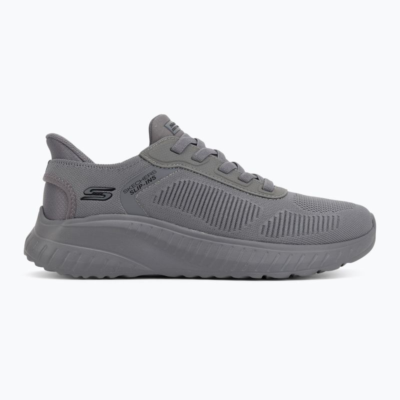 Herrenschuhe SKECHERS Bobs Squad Chaos Solid Step gray 2