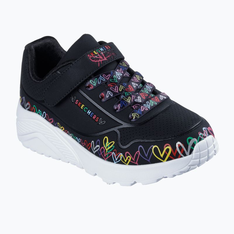 Kinder Schuhe SKECHERS Uno Lite Heart Craze schwarz/multi 8