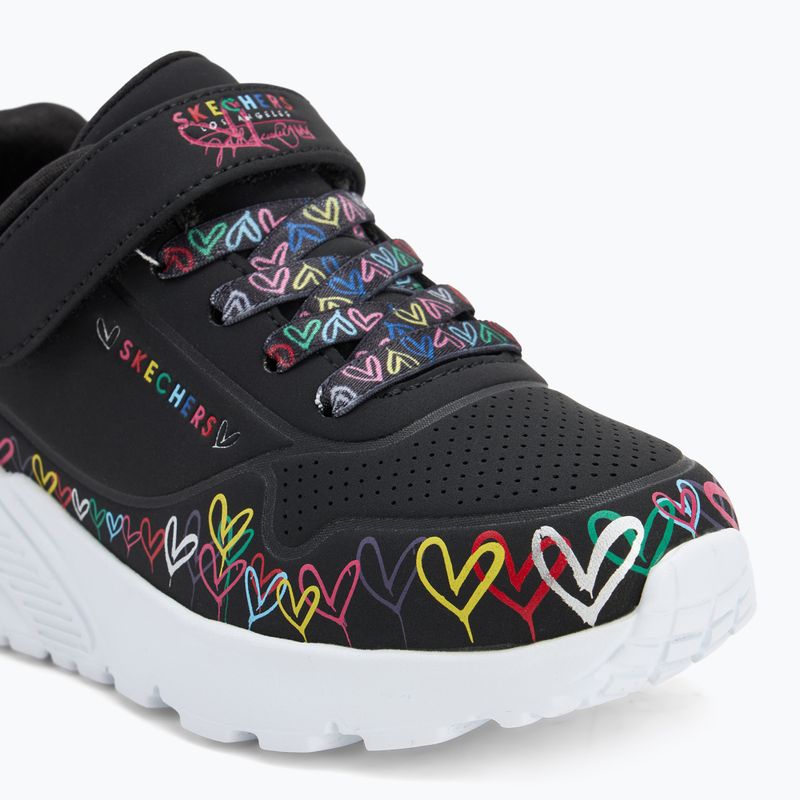 Kinder Schuhe SKECHERS Uno Lite Heart Craze schwarz/multi 7